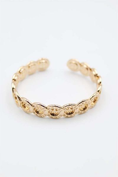Rasanet Button Bracelet - Gold