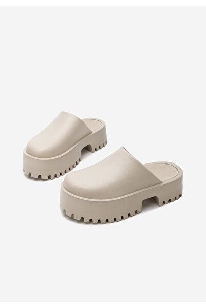 B T Shoes Women's platform clogs Ziora khaki