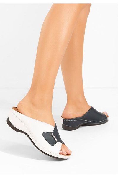 B T Shoes Papuci cu talpa ortopedica Patisia navy