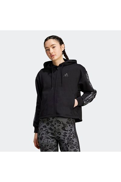 adidas Women's sweatshirt W AOP FT FZ - JM1862