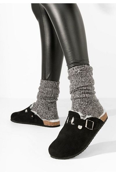 B T Shoes Jasha women's slippers, black