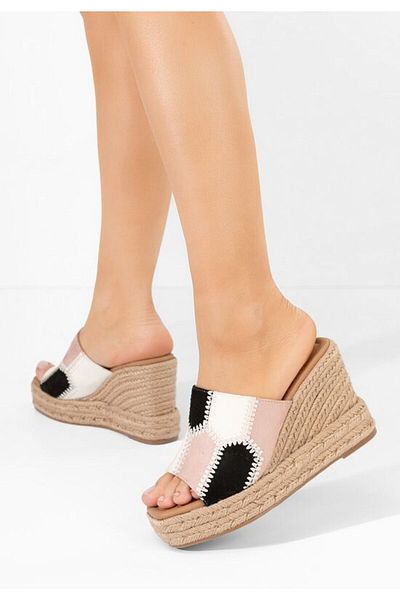 B T Shoes Multicolored platform slippers from Teilor