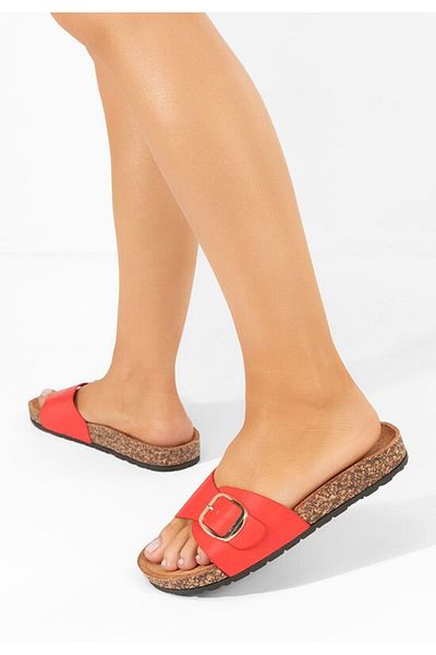 B T Shoes Andrina V2 women's slippers, red