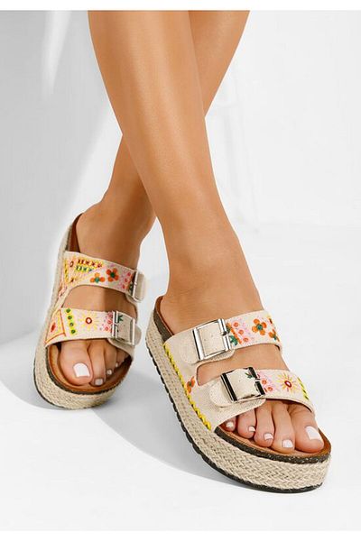 B T Shoes Women's slippers Jeanette V2 beige