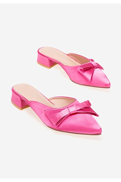 B T Shoes Elegant women's slippers Ellera fuchsia