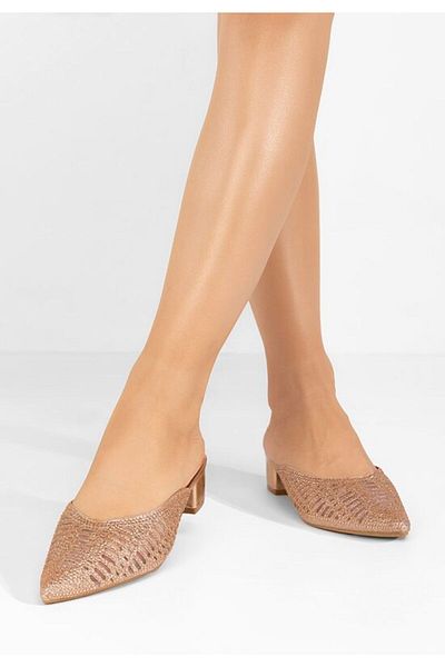 B T Shoes Saboti dama eleganti Guadalupe champagne