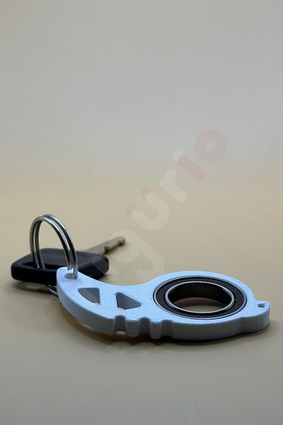 figurio White Keyrambit Keychain / Rotatable Keychain