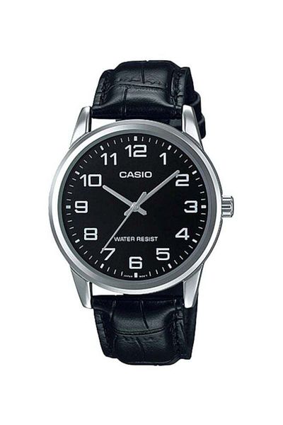 Casio Men's MTP-V001L-1BUDF Analog-Digital Water Resistant Watch - 38 mm - Black