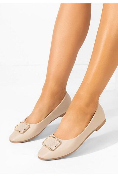B T Shoes Balerini dama Harvey bej