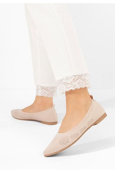 B T Shoes Balerini dama Letysia bej