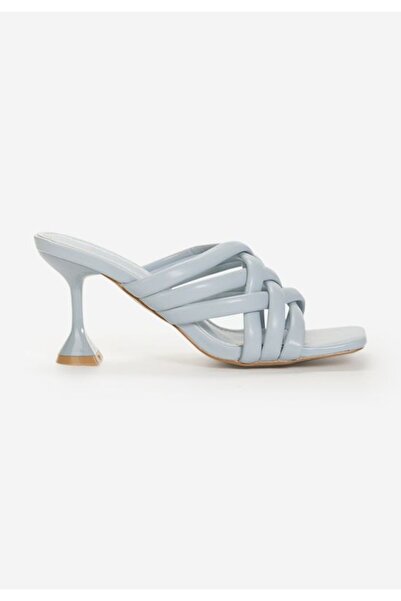 B T Shoes Elegant women's slippers Fusina blue