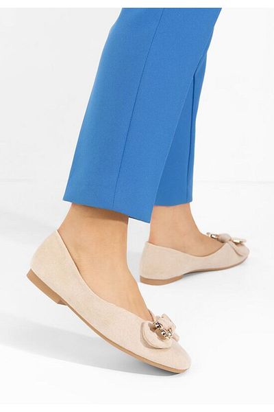 B T Shoes Women's ballet flats Bethania beige