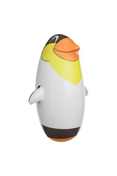 OEM Jucărie gonflabilă cu sac de box Pinguin 3D Negru Galben 52cm