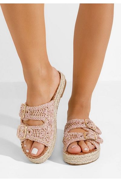 B T Shoes Pink Harley women's slippers