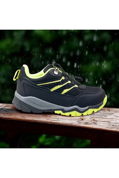 JOJO KIDS adidași impermeabili pentru băieți, șireturi inteligente din cauciuc, pantofi cu talpă anti-alunecare, talpă ortopedică