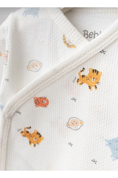 Bebitof Forest Pattern 10 Piece Boxed Newborn Hospital Exit Zibin Set Aly