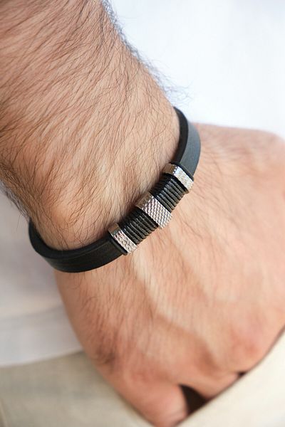 Monvago Mv01009 Men's Leather Bracelet