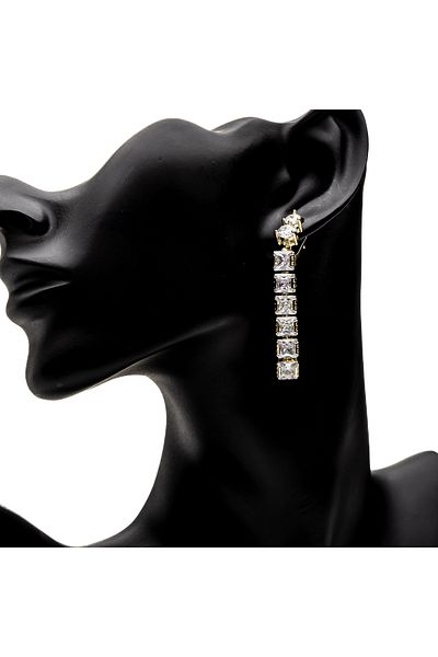 ElectraStore Long Tennis Earrings Sonia