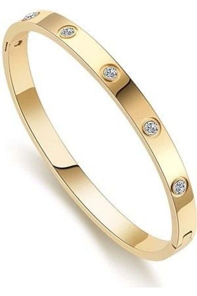 ElectraStore Set of 5 Luxury LOVE + CUI Bracelets