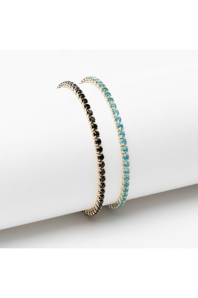 ElectraStore Set of 2 Cleo Tennis Bracelets
