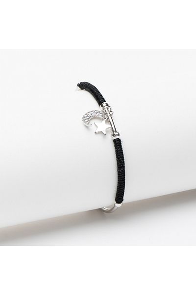ElectraStore Black Moon Fixed Bracelet