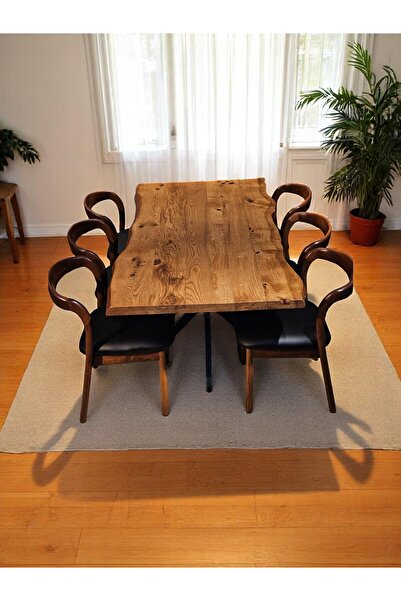 Home 170x80 Ceviz Yemek masası, Yemek Odası Masası, Ahşap Yemek Masası, Dogal...