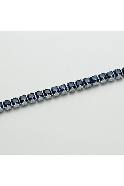 ElectraStore Unisex Sapphire Tennis Bracelet