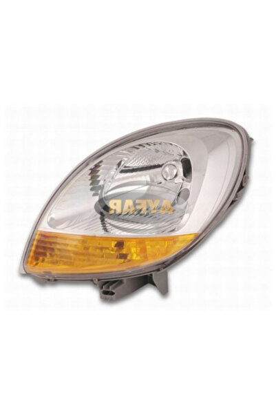 AYFAR مصباح أمامي Renault Kango يسار أبيض مع إشارة صفراء 2003-2007 (770106908...