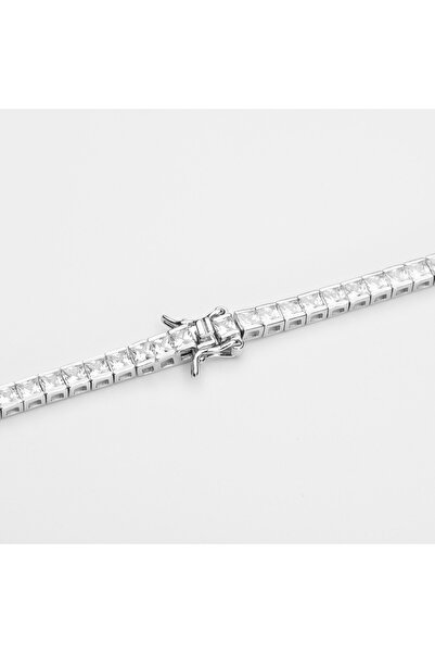 ElectraStore Solid 925 SILVER Tennis Bracelet