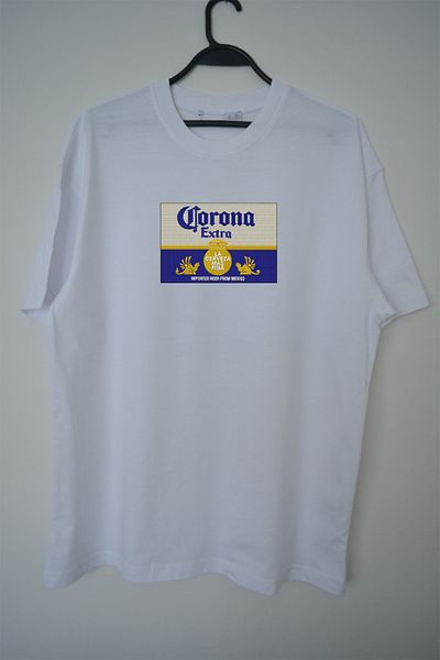 EldenStitch Corona Extra Embroidery Embroidered Unisex Oversize T-Shirt