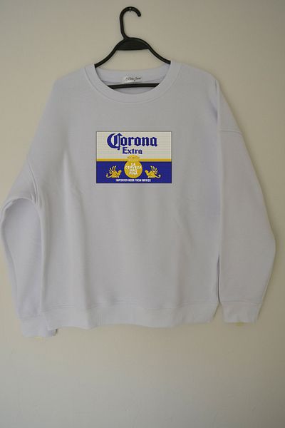 EldenStitch Corona Extra Embroidered Unisex Oversize Sweatshirt