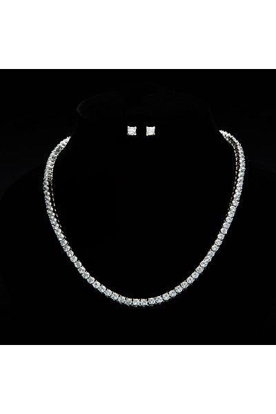 ElectraStore Shiny Diamond Look Tennis Set