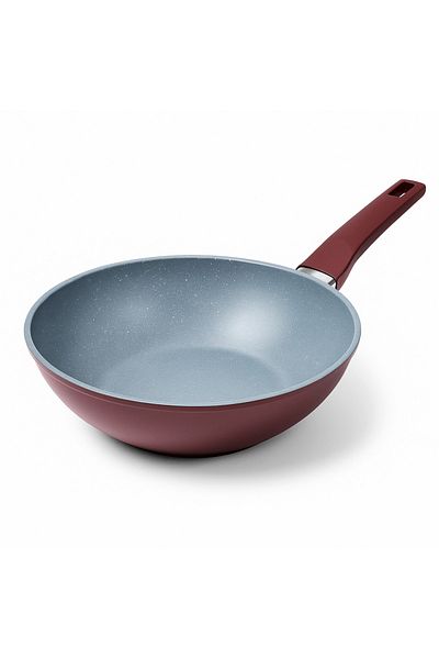 SCHMITTER Ceramic Wok Pan 28 cm Non-Stick Interior Elegant Design