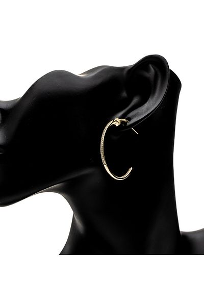 ElectraStore CUI Gold Earrings
