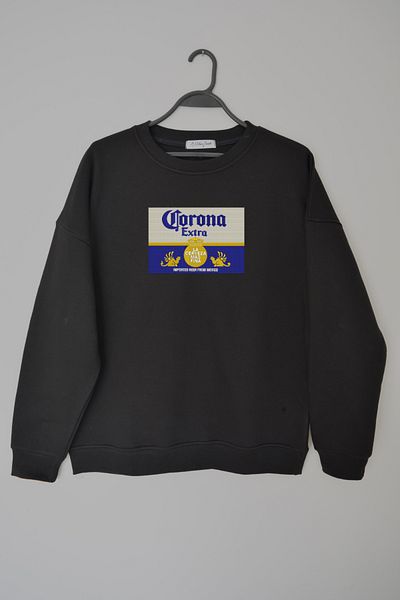 EldenStitch Corona Extra Embroidered Unisex Oversize Sweatshirt