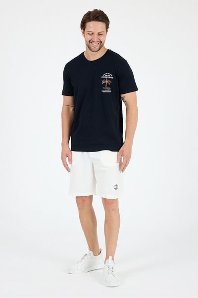 Rodi Men's 100% Cotton Crew Neck Short Sleeve Printed T-Shirt Comfortable and Stylish Casual Men's T-Shirt 0027