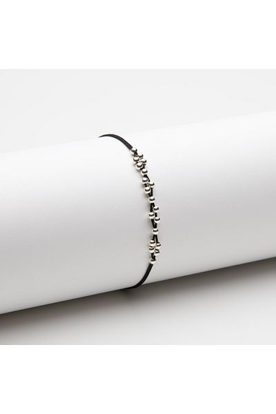 ElectraStore Handmade Bracelet With Silver Beads