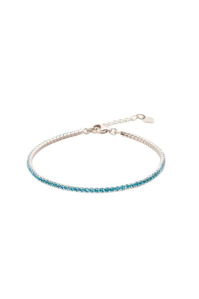ElectraStore Set of 3 Sophia Silver Tennis Bracelets
