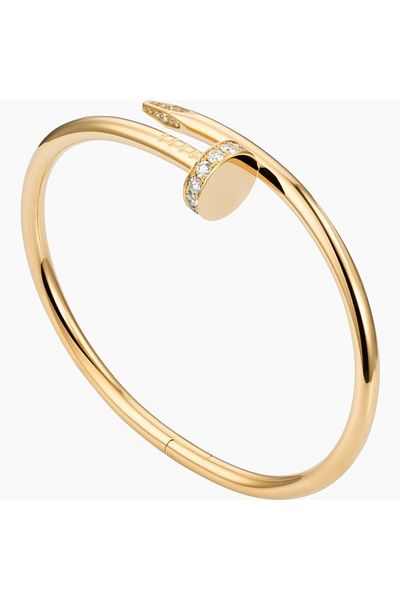 ElectraStore Set of 2 Luxury LOVE Bracelets + CUI Crystal