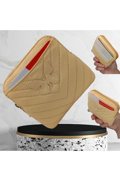 OEM Women's Leather Cardholder, Small Elegant Wallet