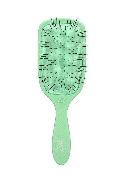 Wet Brush Go Green Paddle Detangler Wide Hairbrush for Thick Strands Hair Green