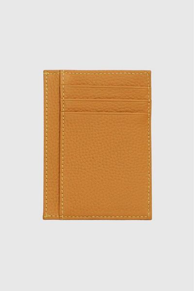 Grande Genuine Leather Men's Card Holder Yellow 750