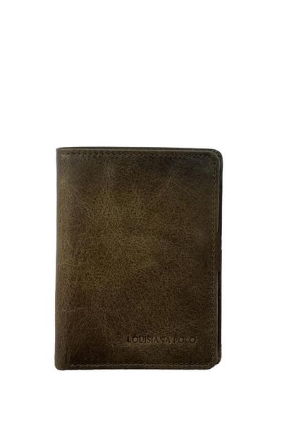 louisiana polo Genuine Leather Men's Wallet Grazy Brown 1755