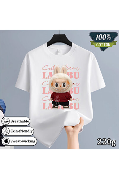 GALASHOP Labubu Women'S/Men's Printed Round Neck T-Shirt