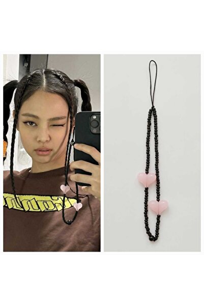 REN AKSESUAR Kpop Blackpınk Jennie Kalpli Telefon Charm (TÜM TELEFONLAR IÇİN ...