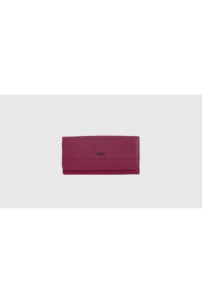 Grande Genuine Leather Women's Wallet Fuchsia 2615