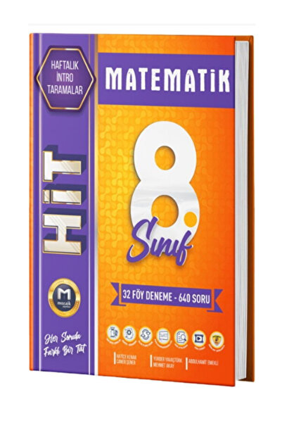 Mozaik Yayınları Mozaik 8. Sınıf Matematik Hit 32 li Deneme (Haftalık İntro T...