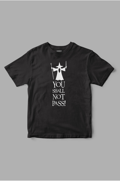 donamod Tricou imprimat „You Shall Not Pass” Lotr Stăpânul Inelelor