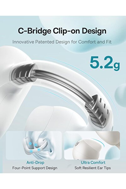 Baseus Bowie MC1 OL Open-Ear TWS Earbuds, Stellar White