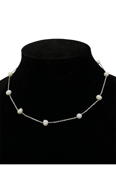 ElectraStore Silver Mimosa Necklace
